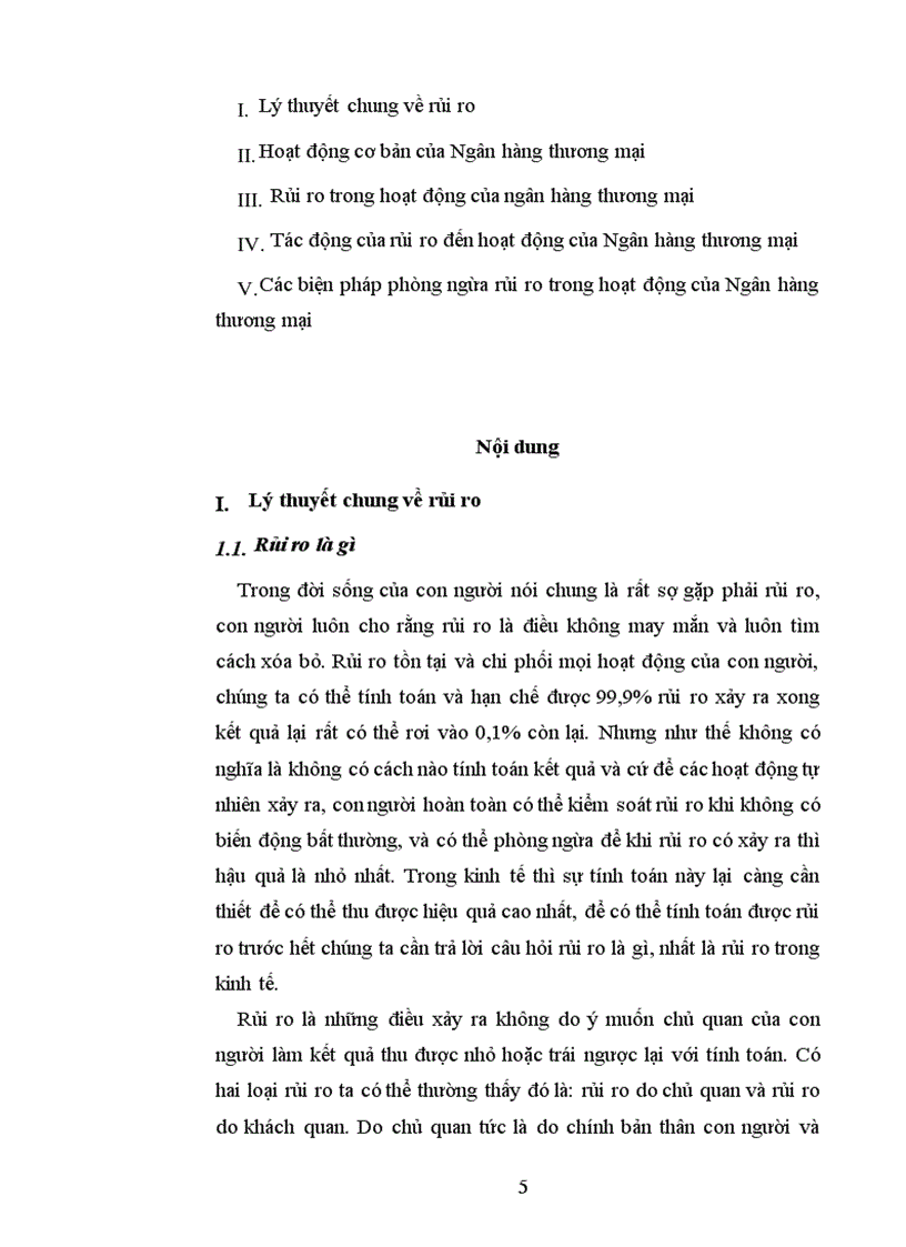 image for page Rủi ro và tác động của rủi ro đến hoạt động Ngân hàng thương mại