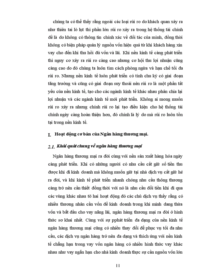 image for page Rủi ro và tác động của rủi ro đến hoạt động Ngân hàng thương mại