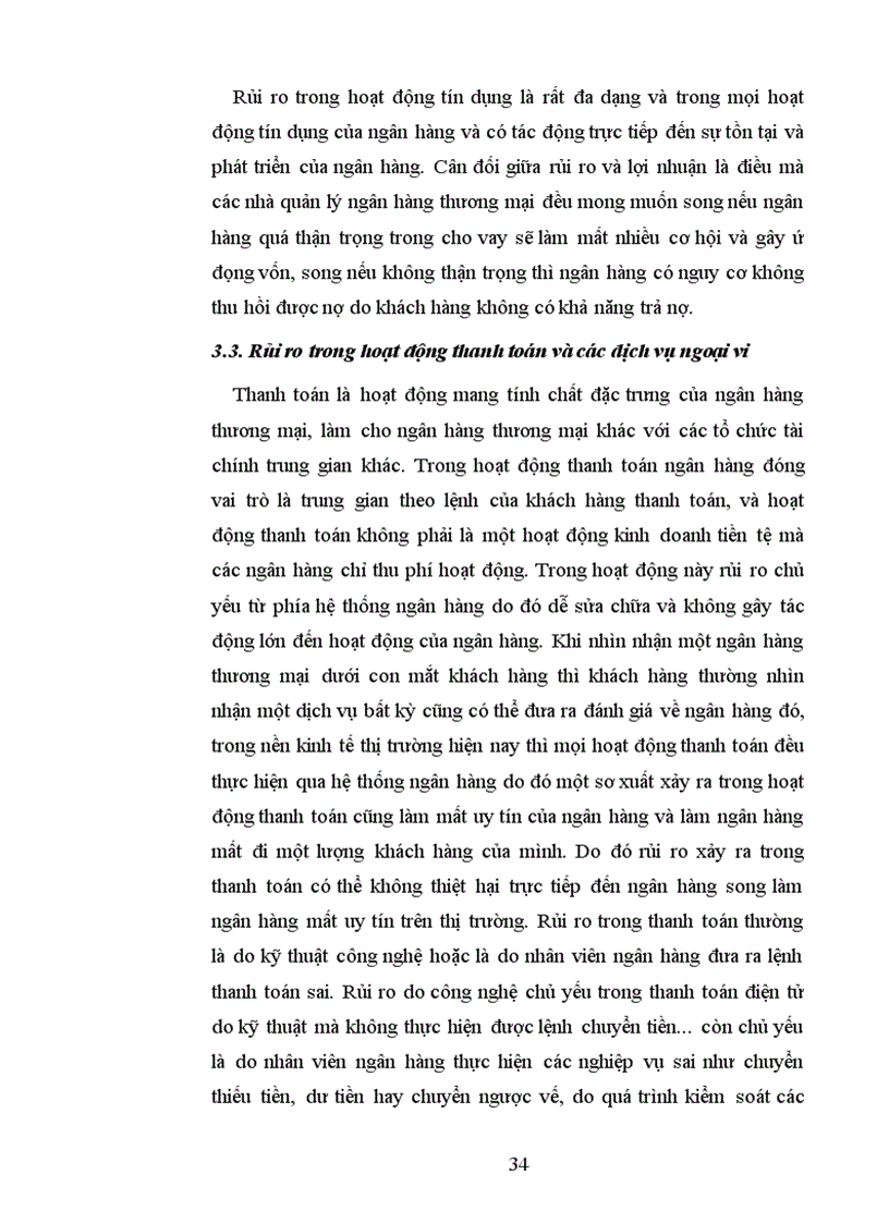 image for page Rủi ro và tác động của rủi ro đến hoạt động Ngân hàng thương mại