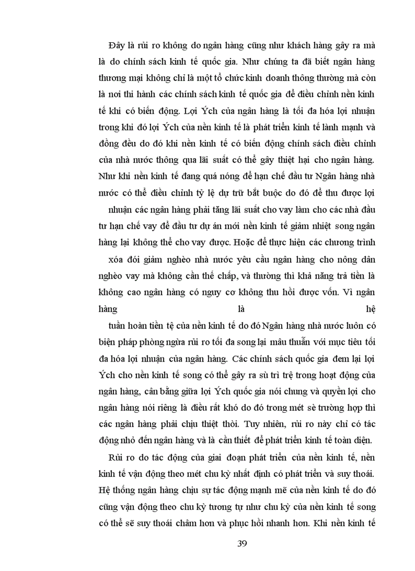 image for page Rủi ro và tác động của rủi ro đến hoạt động Ngân hàng thương mại