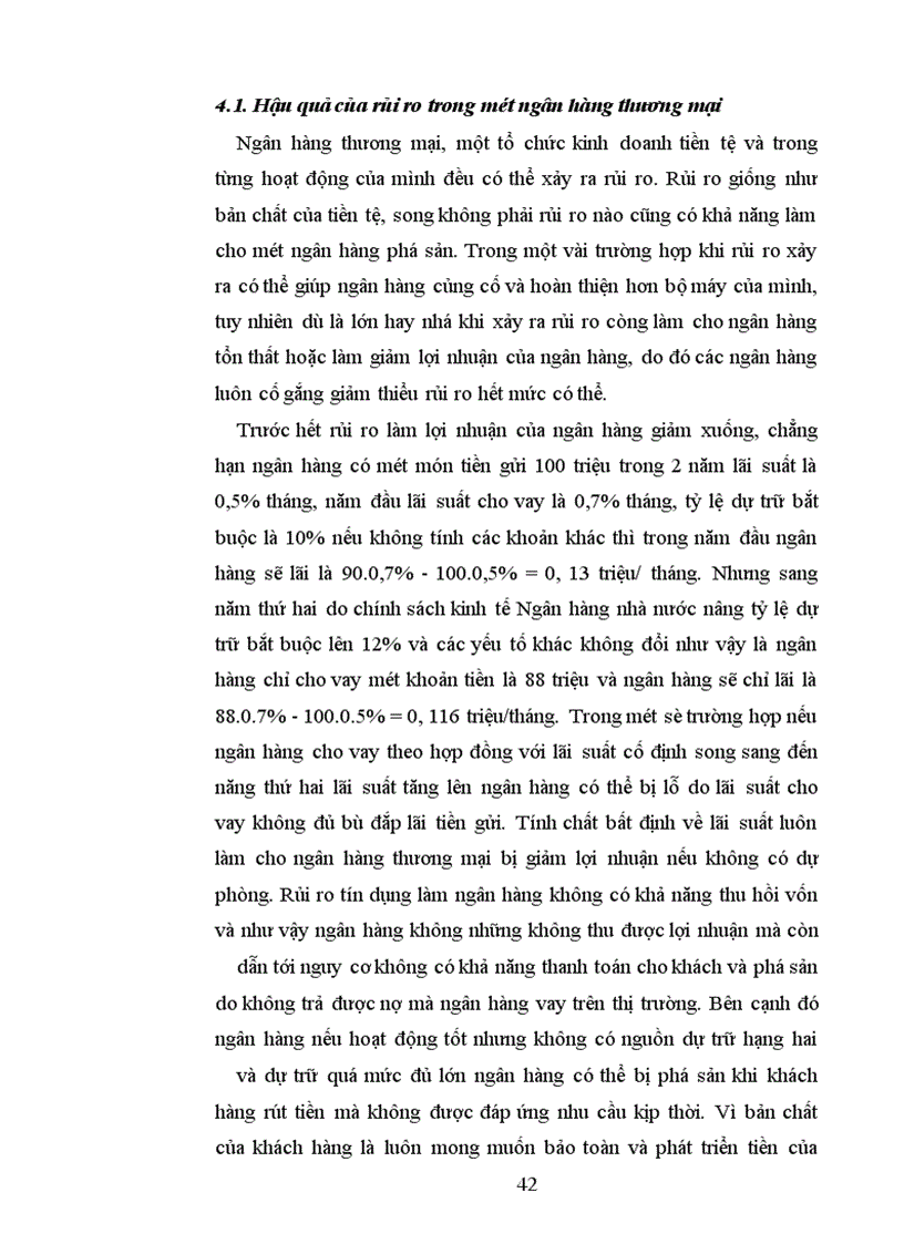 image for page Rủi ro và tác động của rủi ro đến hoạt động Ngân hàng thương mại