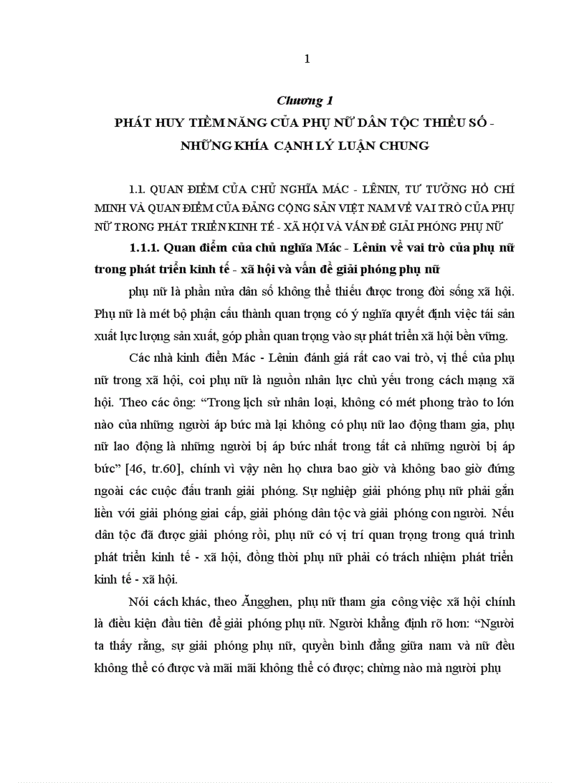 image for page Phát huy tiềm năng của phụ nữ dân tộc thiểu số trong quá trình phát triển kinh tế - x• hội ở các tỉnh miền núi phía Bắc nước ta hiện nay