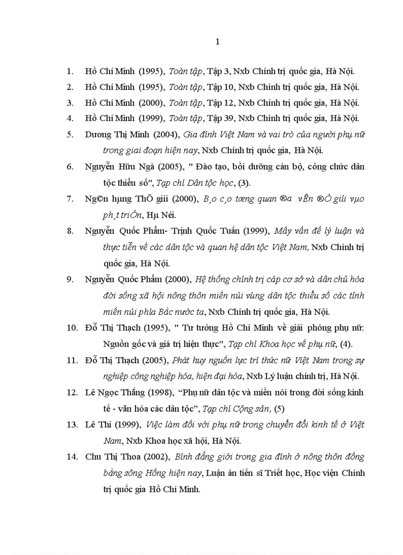 image for page Phát huy tiềm năng của phụ nữ dân tộc thiểu số trong quá trình phát triển kinh tế - x• hội ở các tỉnh miền núi phía Bắc nước ta hiện nay
