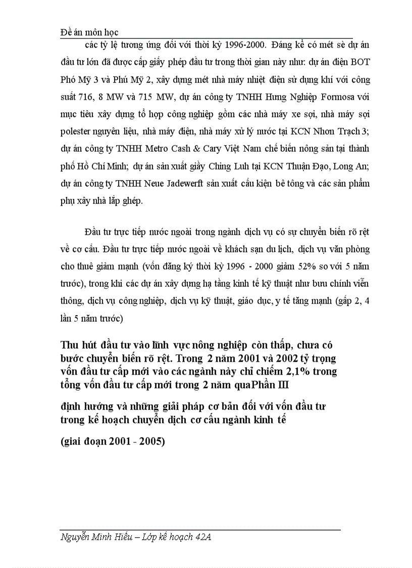 image for page Định hướng và những giải pháp cơ bản đối với vốn đầu tư trong kế hoạch chuyển dịch cơ cấu ngành kinh tế (giai đoạn 2001 - 2005)