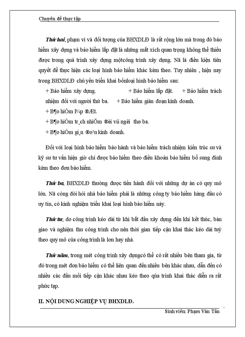 image for page Lý luận chung về bảo hiểm xây dựng và lắp đặt