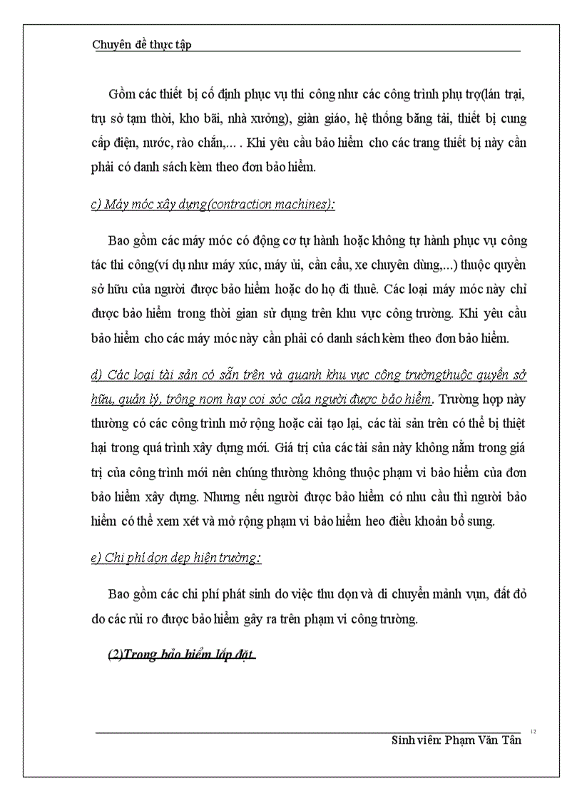 image for page Lý luận chung về bảo hiểm xây dựng và lắp đặt