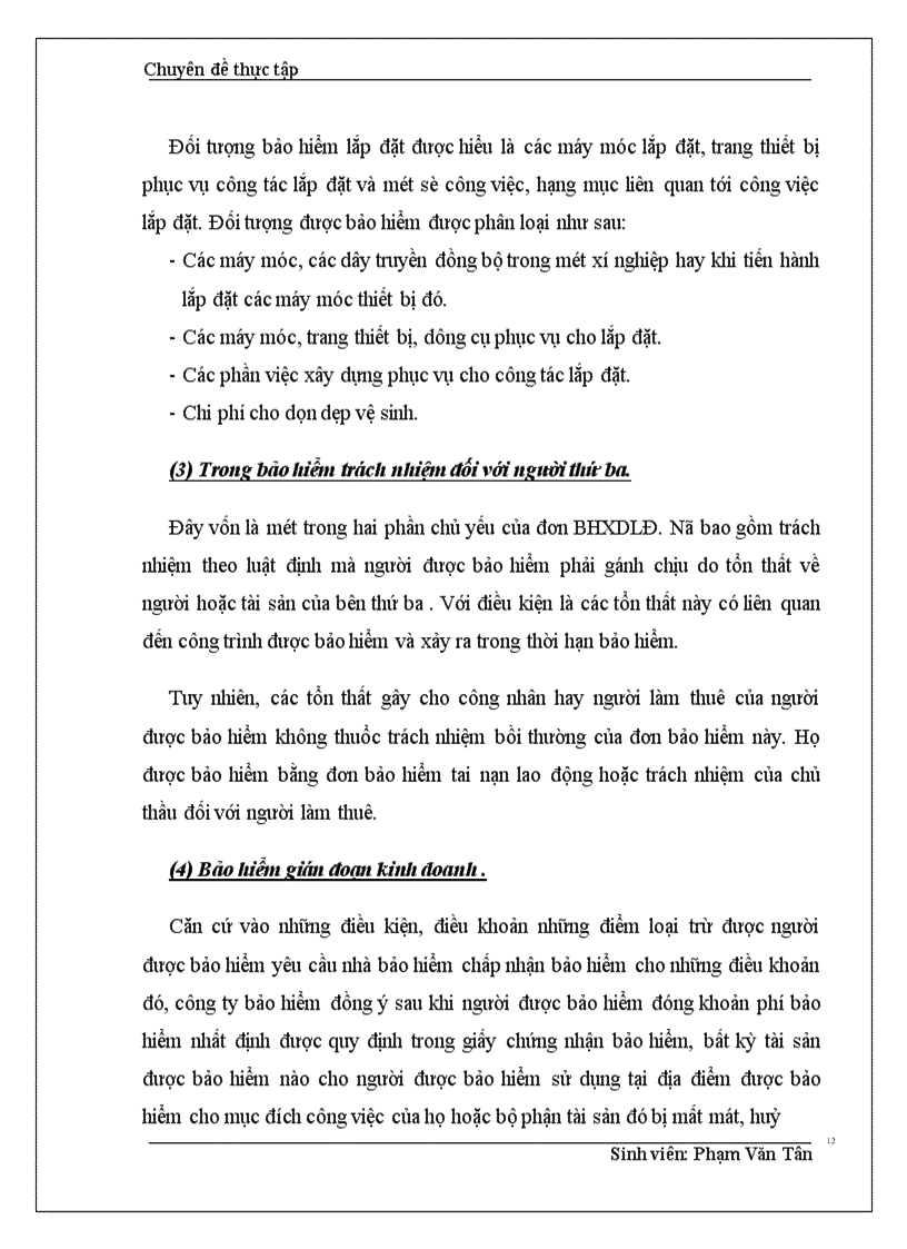 image for page Lý luận chung về bảo hiểm xây dựng và lắp đặt