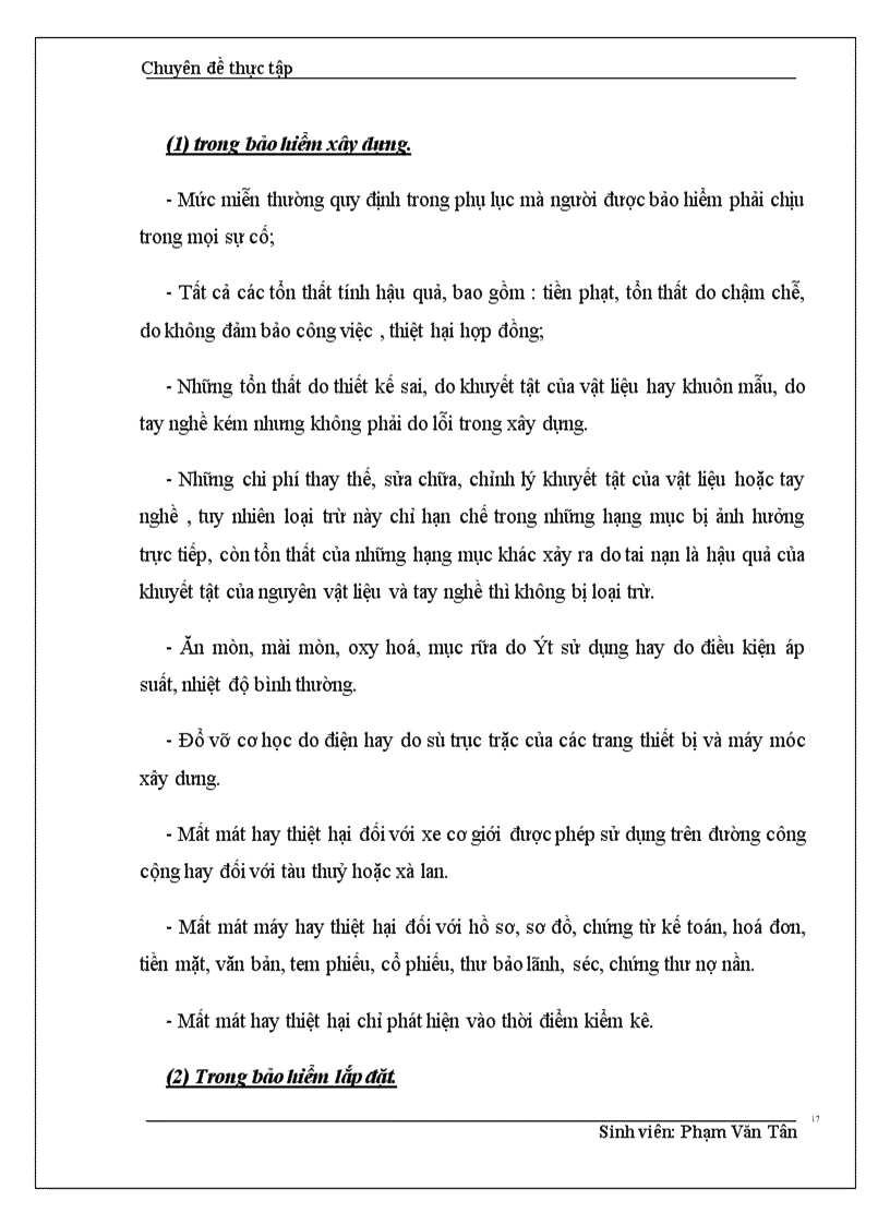 image for page Lý luận chung về bảo hiểm xây dựng và lắp đặt