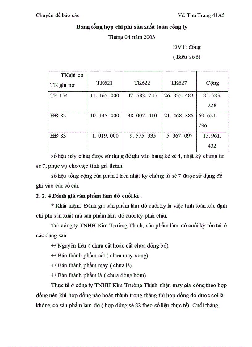image for page Kế toán chi phí sản xuất và tính giá thành sản phẩm tại Công ty TNHH Kim Trường Thịnh