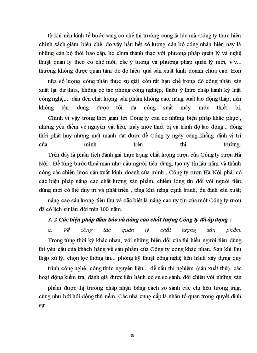 image for page Một số biện pháp nhằm nâng cao chất lượng sản phẩm ở Công ty rượu Hà Nội