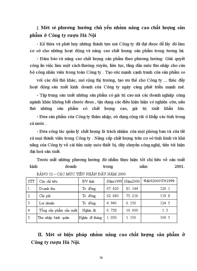 image for page Một số biện pháp nhằm nâng cao chất lượng sản phẩm ở Công ty rượu Hà Nội