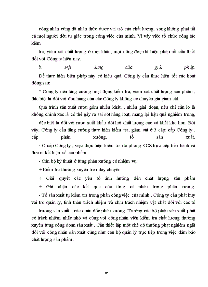 image for page Một số biện pháp nhằm nâng cao chất lượng sản phẩm ở Công ty rượu Hà Nội