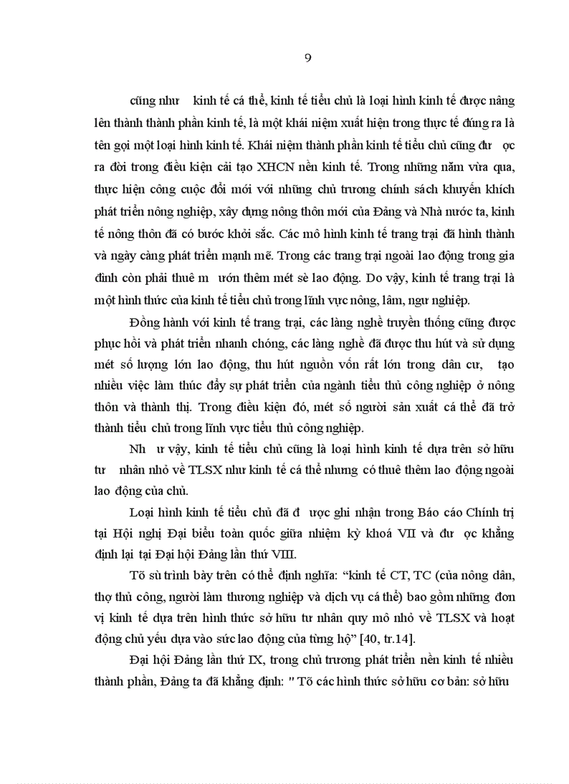 image for page Kinh tế cá thể, tiểu chủ ở Thái Bình hiện nay