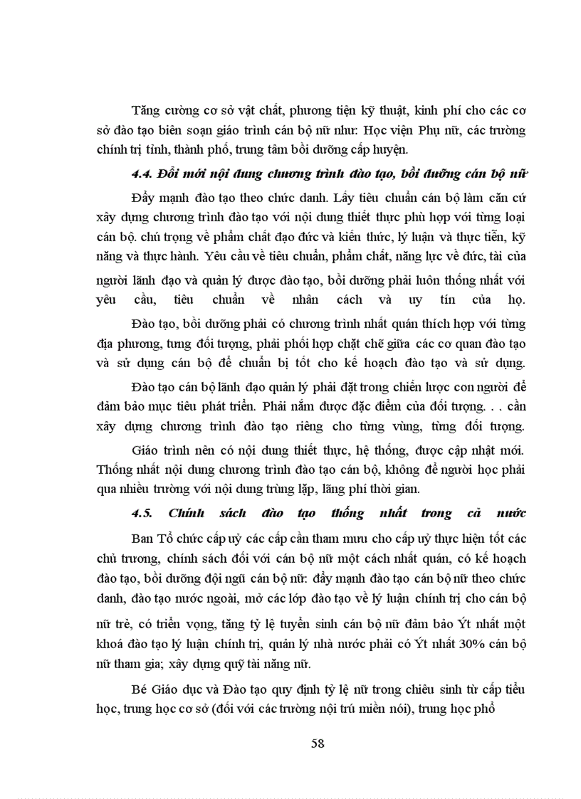image for page Một số giải pháp xây dựng và phát triển đội ngũ cán bộ nữ lãnh đạo, quản lý khối đảng, đoàn thể