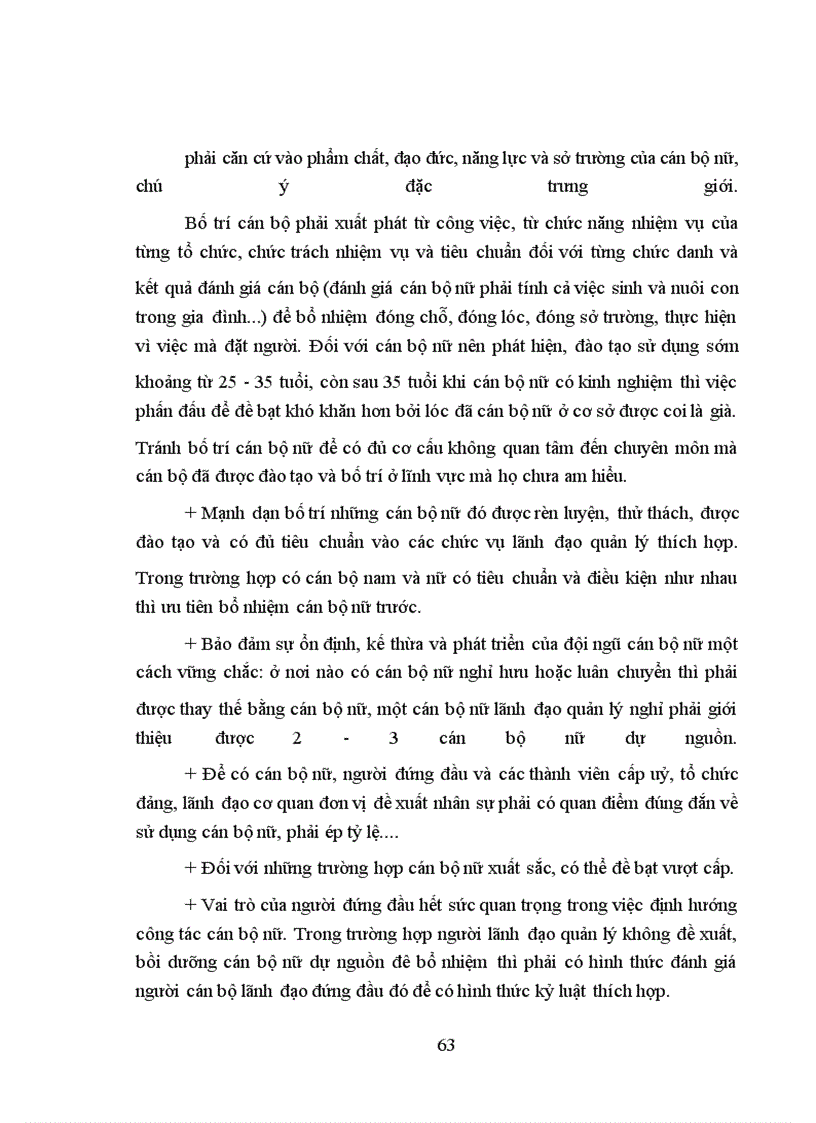 image for page Một số giải pháp xây dựng và phát triển đội ngũ cán bộ nữ lãnh đạo, quản lý khối đảng, đoàn thể