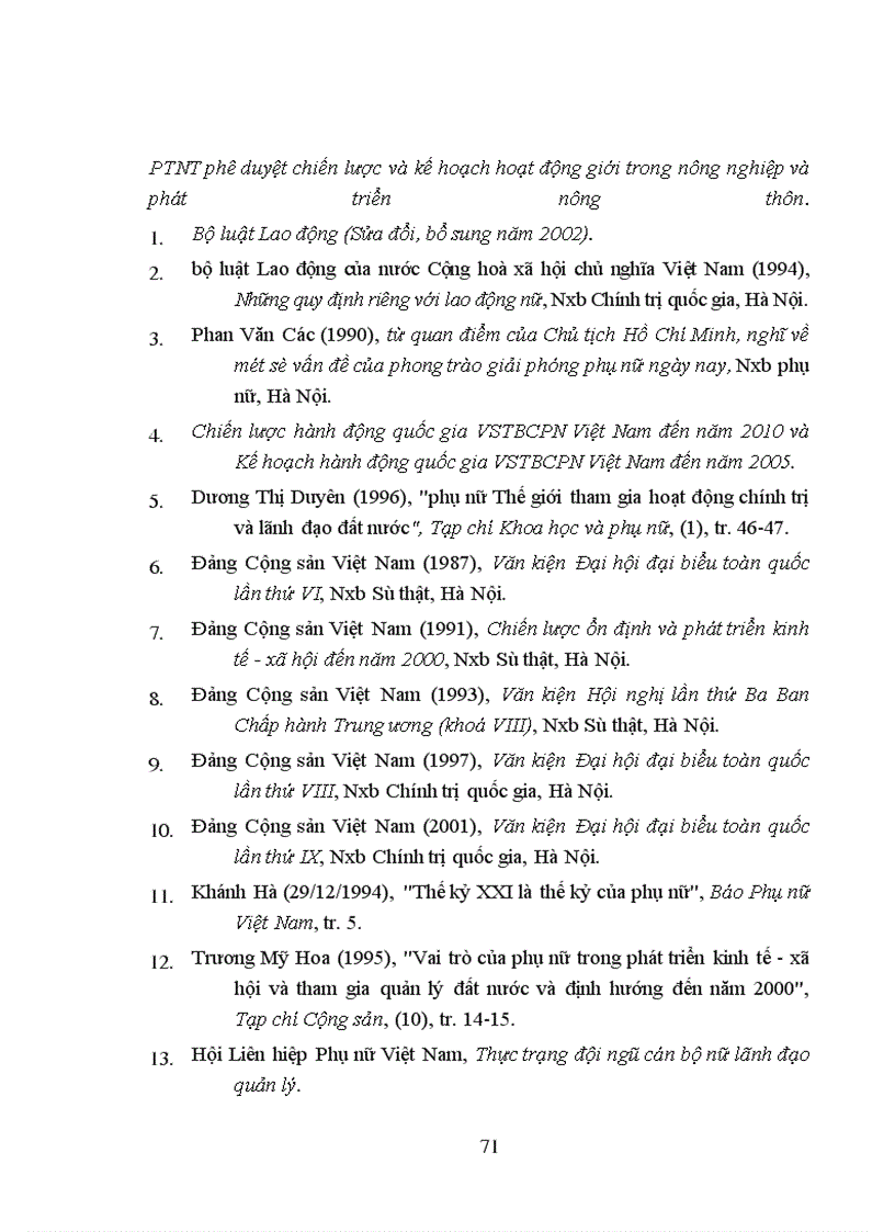 image for page Một số giải pháp xây dựng và phát triển đội ngũ cán bộ nữ lãnh đạo, quản lý khối đảng, đoàn thể