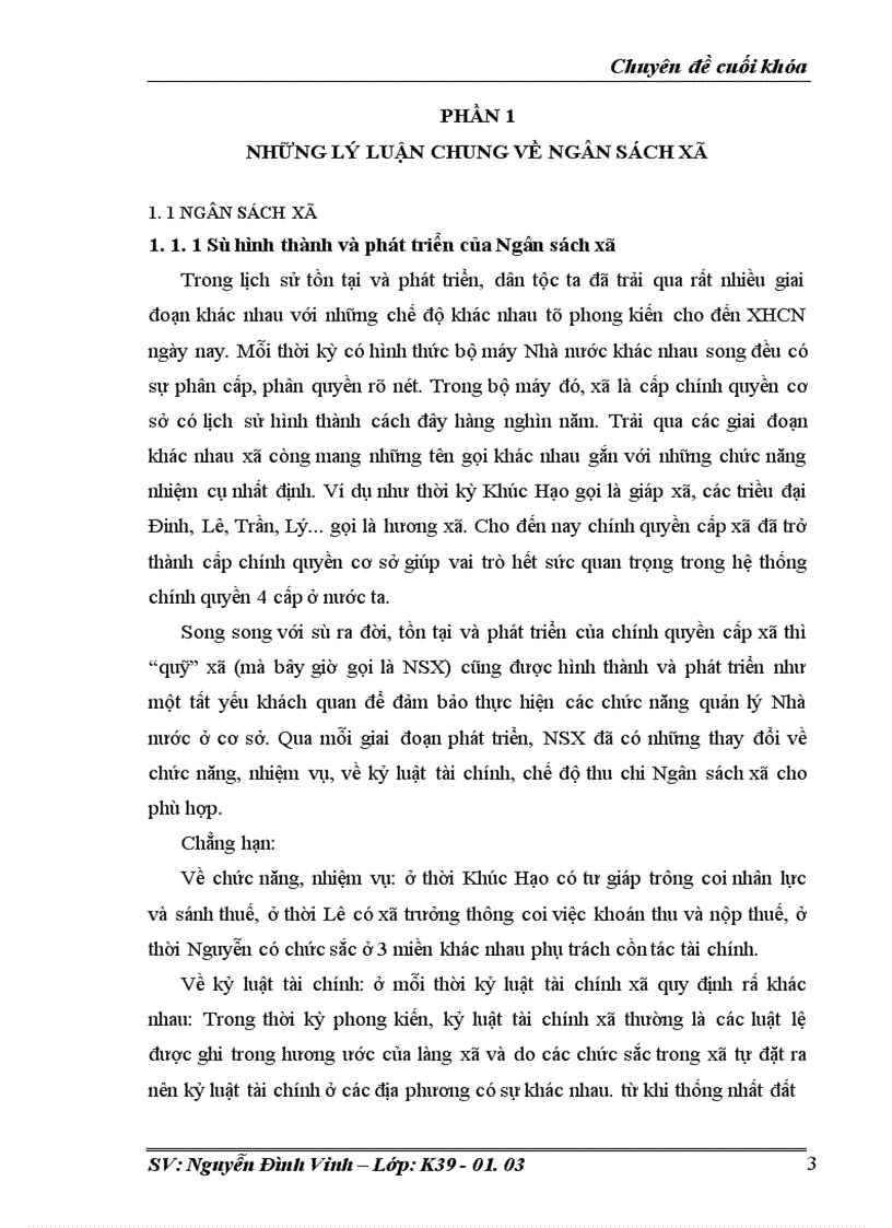 image for page Hoàn thiện công tác quản lý Ngân sách xã trên địa bàn tỉnh Hà Tây trong thời gian tới