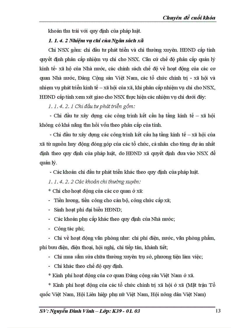 image for page Hoàn thiện công tác quản lý Ngân sách xã trên địa bàn tỉnh Hà Tây trong thời gian tới
