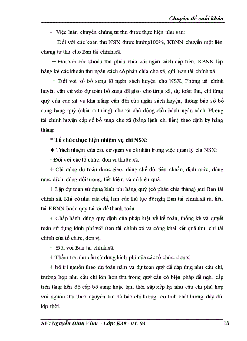 image for page Hoàn thiện công tác quản lý Ngân sách xã trên địa bàn tỉnh Hà Tây trong thời gian tới