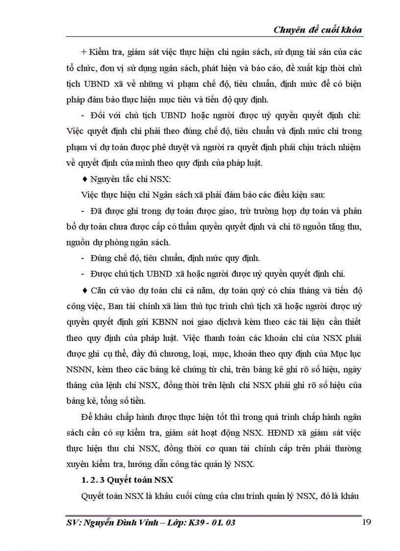 image for page Hoàn thiện công tác quản lý Ngân sách xã trên địa bàn tỉnh Hà Tây trong thời gian tới