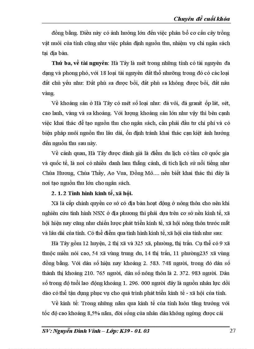 image for page Hoàn thiện công tác quản lý Ngân sách xã trên địa bàn tỉnh Hà Tây trong thời gian tới