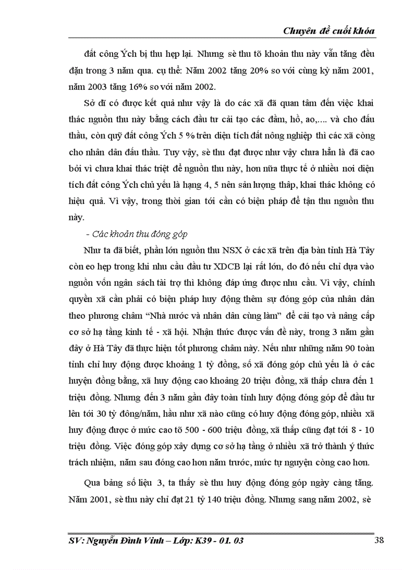 image for page Hoàn thiện công tác quản lý Ngân sách xã trên địa bàn tỉnh Hà Tây trong thời gian tới