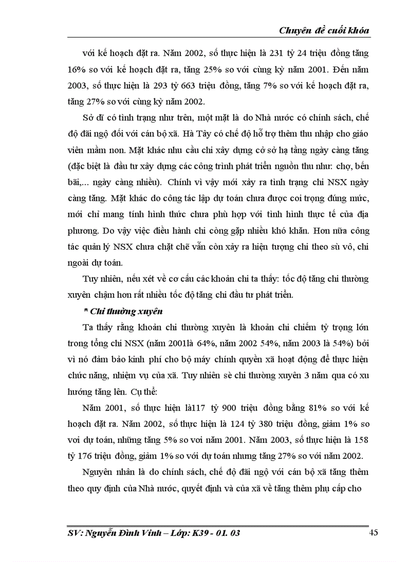 image for page Hoàn thiện công tác quản lý Ngân sách xã trên địa bàn tỉnh Hà Tây trong thời gian tới