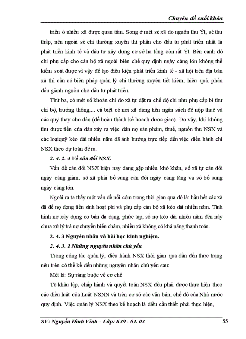 image for page Hoàn thiện công tác quản lý Ngân sách xã trên địa bàn tỉnh Hà Tây trong thời gian tới