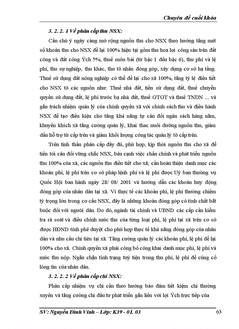 image for page Hoàn thiện công tác quản lý Ngân sách xã trên địa bàn tỉnh Hà Tây trong thời gian tới