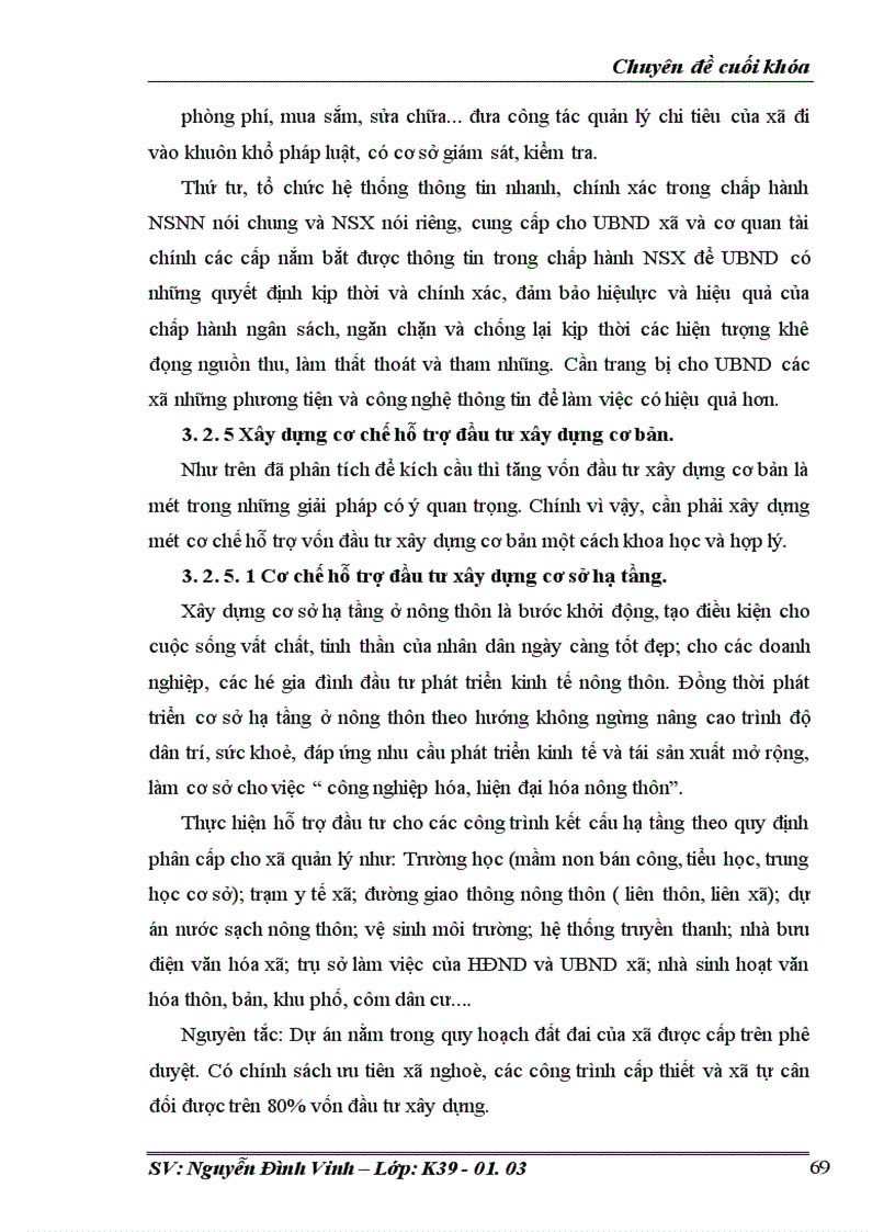 image for page Hoàn thiện công tác quản lý Ngân sách xã trên địa bàn tỉnh Hà Tây trong thời gian tới