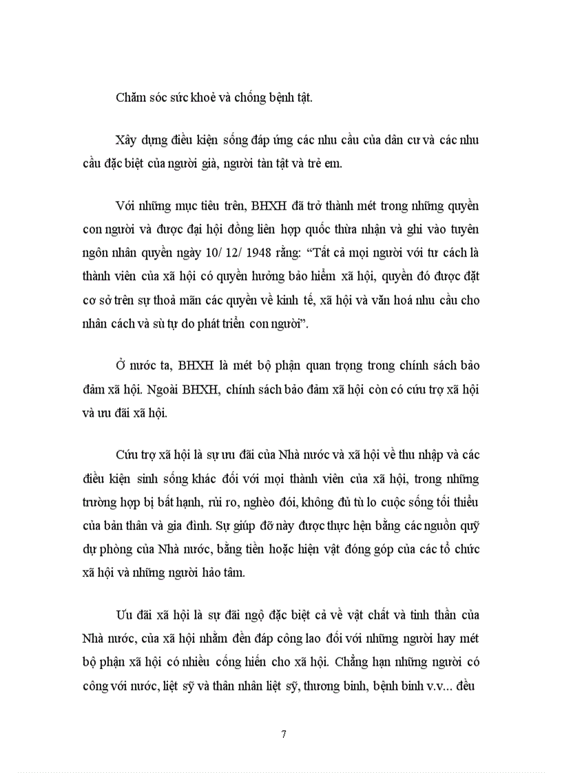 image for page Nội dung và ý nghĩa của chế độ bảo hiểm xã hội. Tình hình thi hành chế độ bảo hiểm xã hội tại một doanh nghiệp