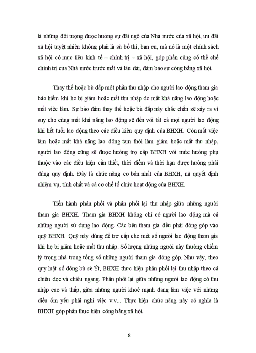 image for page Nội dung và ý nghĩa của chế độ bảo hiểm xã hội. Tình hình thi hành chế độ bảo hiểm xã hội tại một doanh nghiệp