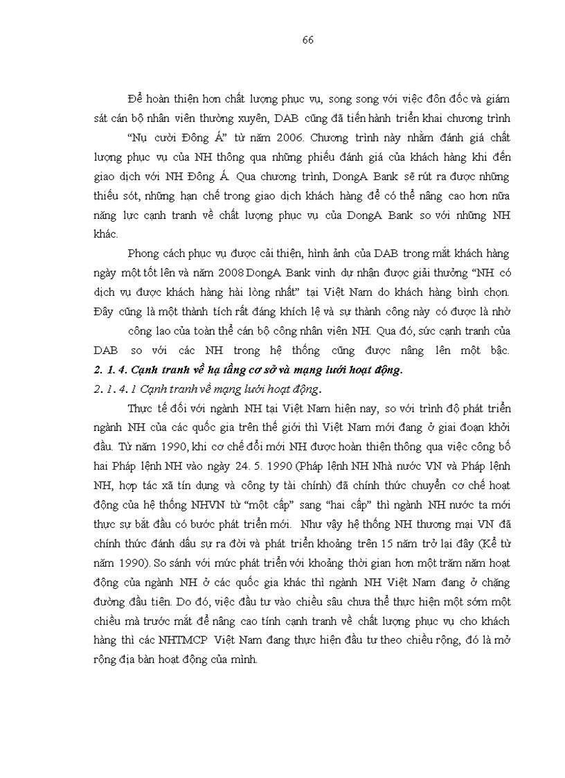 image for page Nâng cao năng lực cạnh tranh của Ngân hàng Đông Á trong tiến trình hội nhập kinh tế quốc tế
