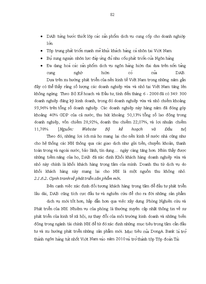image for page Nâng cao năng lực cạnh tranh của Ngân hàng Đông Á trong tiến trình hội nhập kinh tế quốc tế