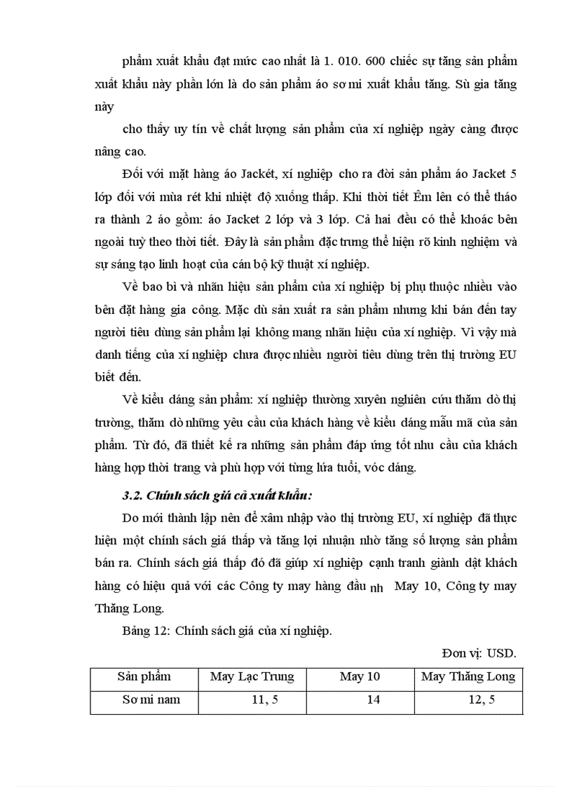 image for page Giải pháp Marketing đẩy mạnh xuất khẩu sản phẩm may mặc sang thị trường EU của Xí nghiệp may xuất khẩu Lạc Trung