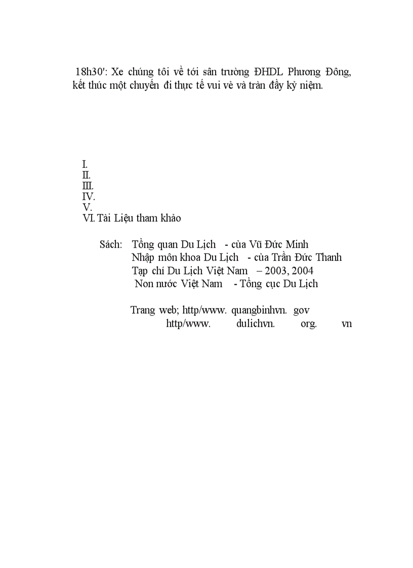 image for page Điều Kiện Phát Triển Và Khả Năng Khai Thác Tài Nguyên Du Lịch Ở Quảng Bình