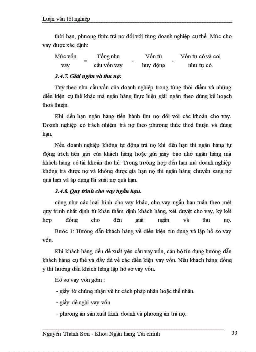 image for page Giải pháp nâng cao chất lượng tín dụng ngắn hạn tại chi nhánh NHCTII-HBT