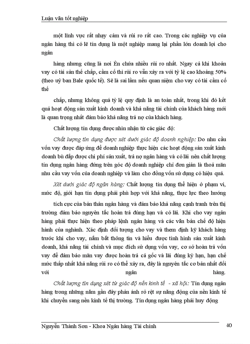 image for page Giải pháp nâng cao chất lượng tín dụng ngắn hạn tại chi nhánh NHCTII-HBT