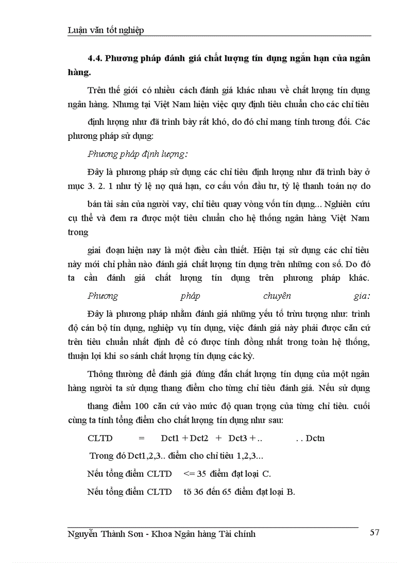 image for page Giải pháp nâng cao chất lượng tín dụng ngắn hạn tại chi nhánh NHCTII-HBT