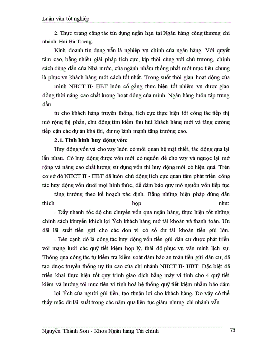image for page Giải pháp nâng cao chất lượng tín dụng ngắn hạn tại chi nhánh NHCTII-HBT