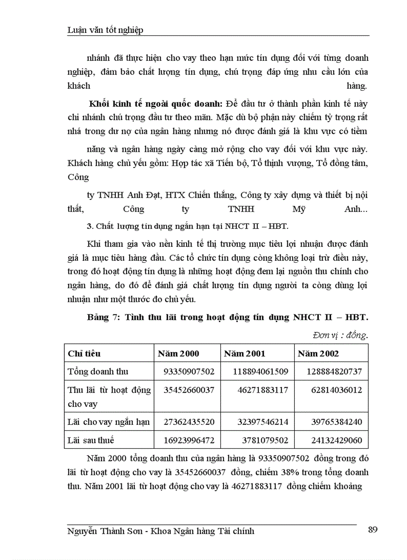 image for page Giải pháp nâng cao chất lượng tín dụng ngắn hạn tại chi nhánh NHCTII-HBT