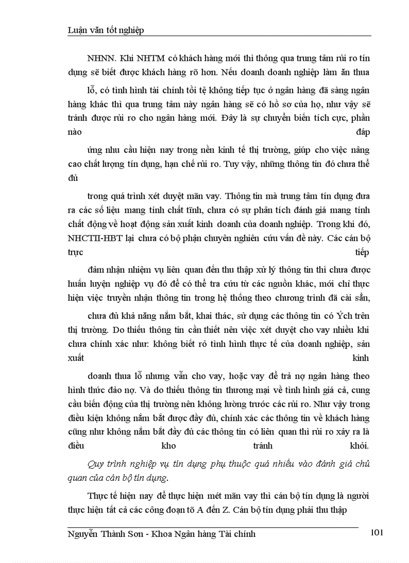 image for page Giải pháp nâng cao chất lượng tín dụng ngắn hạn tại chi nhánh NHCTII-HBT