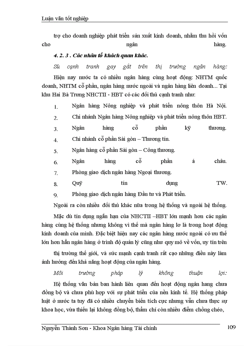 image for page Giải pháp nâng cao chất lượng tín dụng ngắn hạn tại chi nhánh NHCTII-HBT