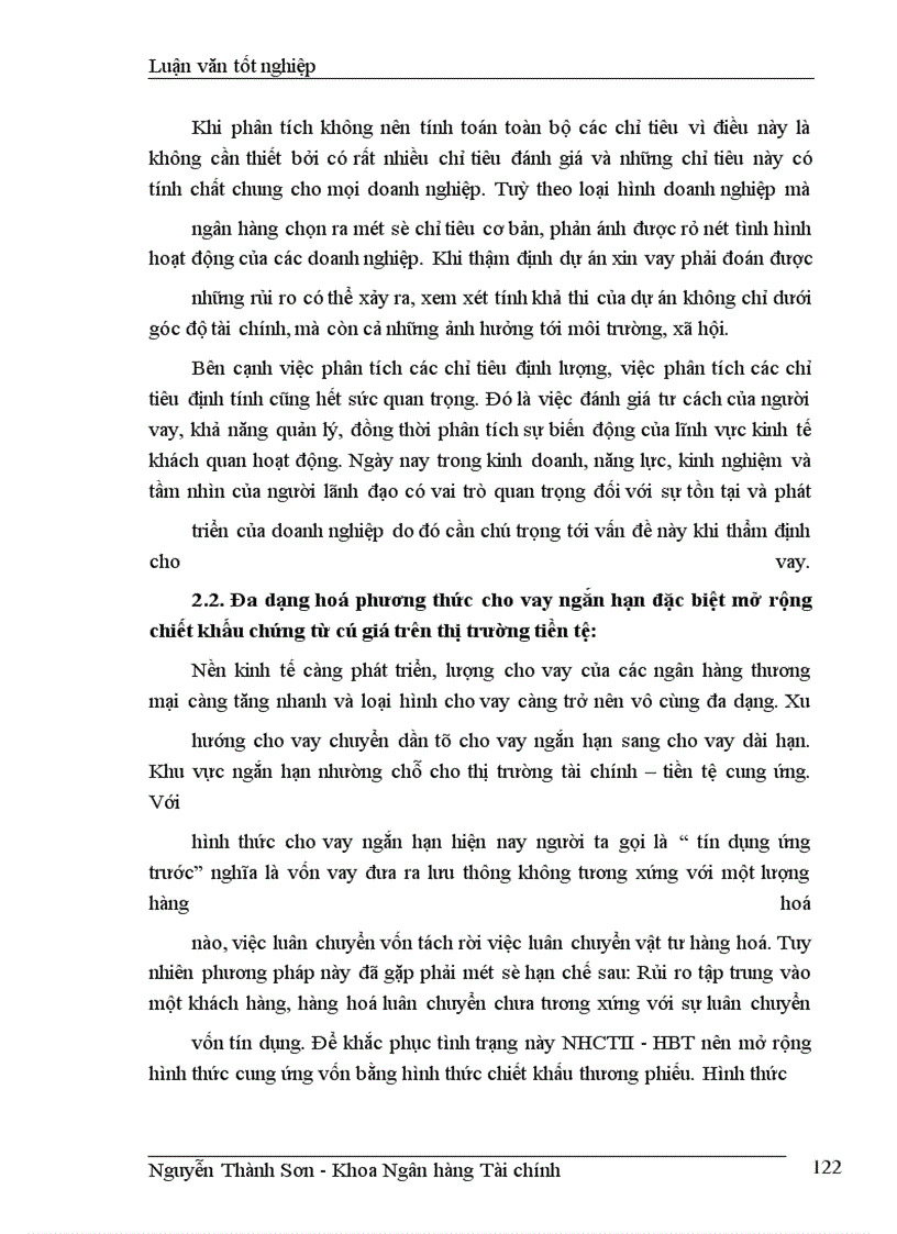 image for page Giải pháp nâng cao chất lượng tín dụng ngắn hạn tại chi nhánh NHCTII-HBT