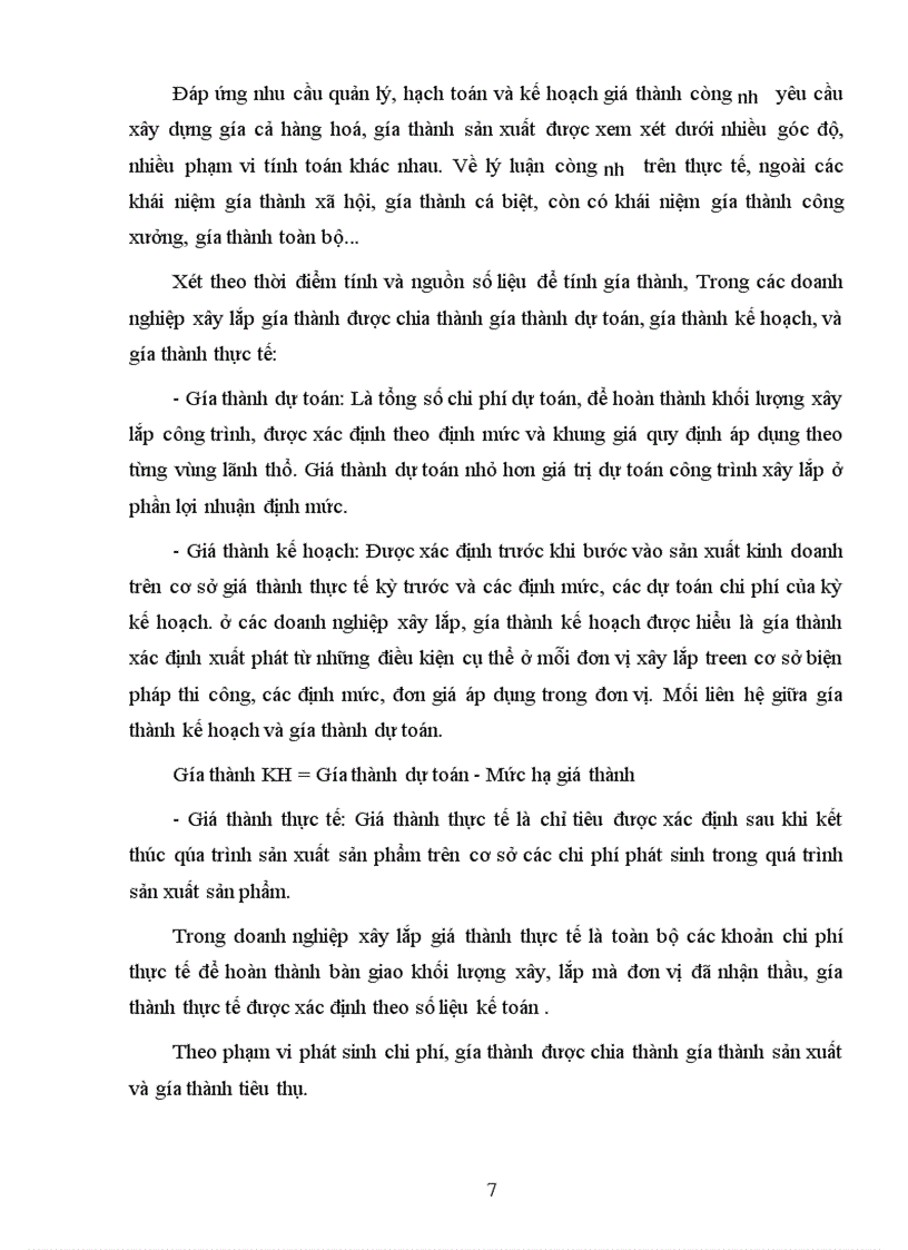 image for page Hướng hoàn thiện công tác tổ chức hạch toán chí phí sản xuất và tính giá thành sản phâm xây lắp ở Công ty xây dựng 492