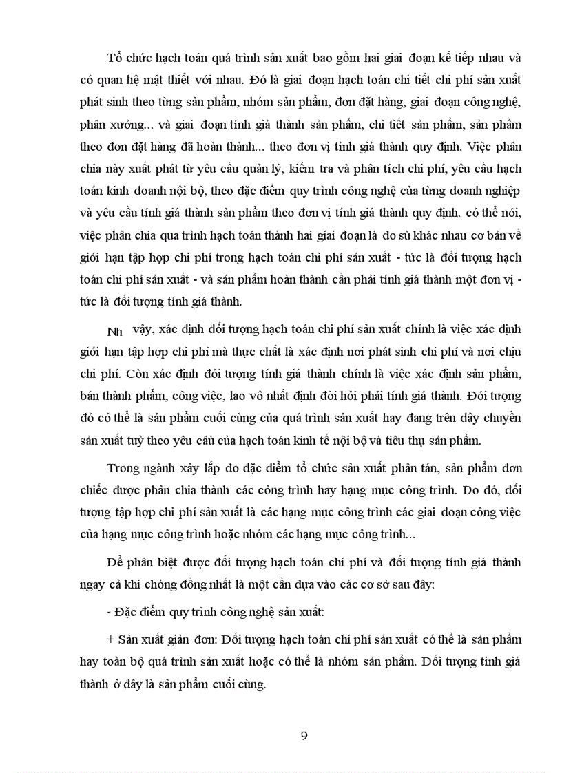 image for page Hướng hoàn thiện công tác tổ chức hạch toán chí phí sản xuất và tính giá thành sản phâm xây lắp ở Công ty xây dựng 492
