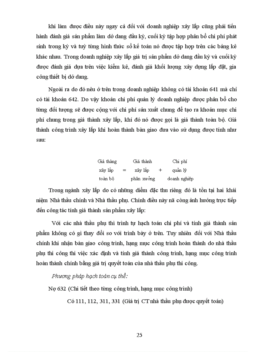 image for page Hướng hoàn thiện công tác tổ chức hạch toán chí phí sản xuất và tính giá thành sản phâm xây lắp ở Công ty xây dựng 492