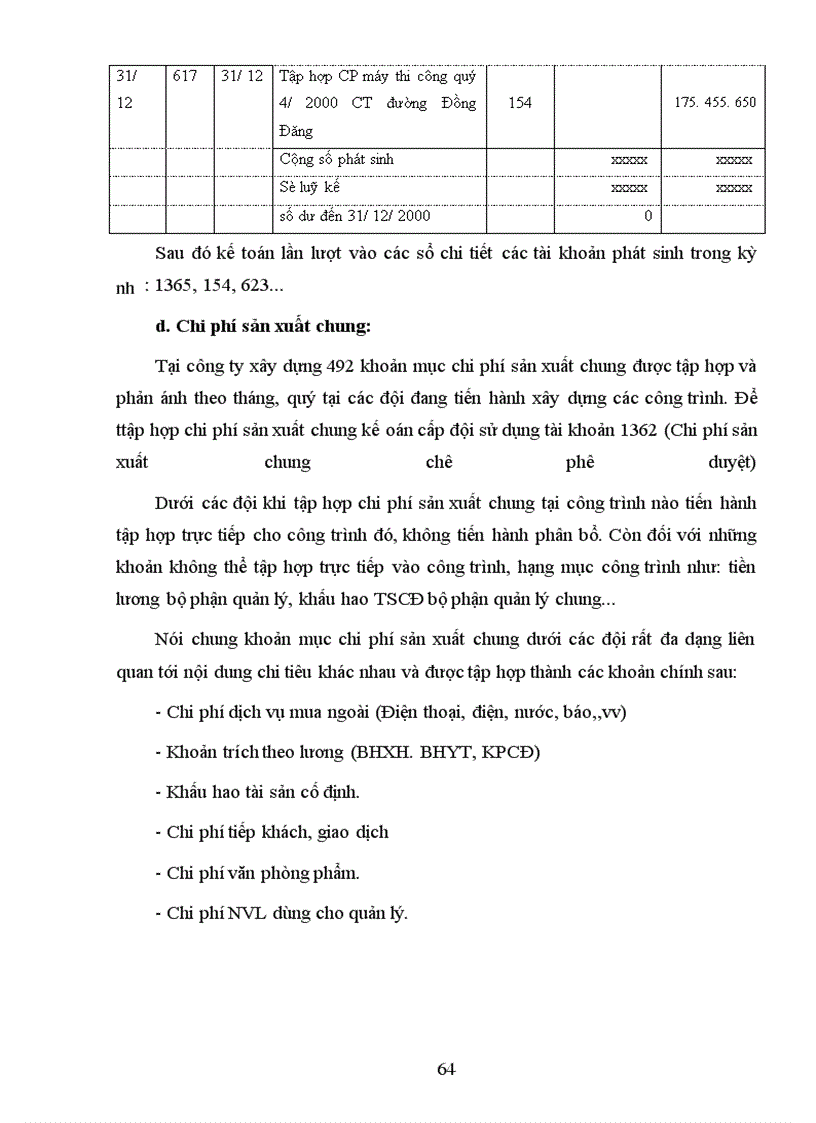image for page Hướng hoàn thiện công tác tổ chức hạch toán chí phí sản xuất và tính giá thành sản phâm xây lắp ở Công ty xây dựng 492