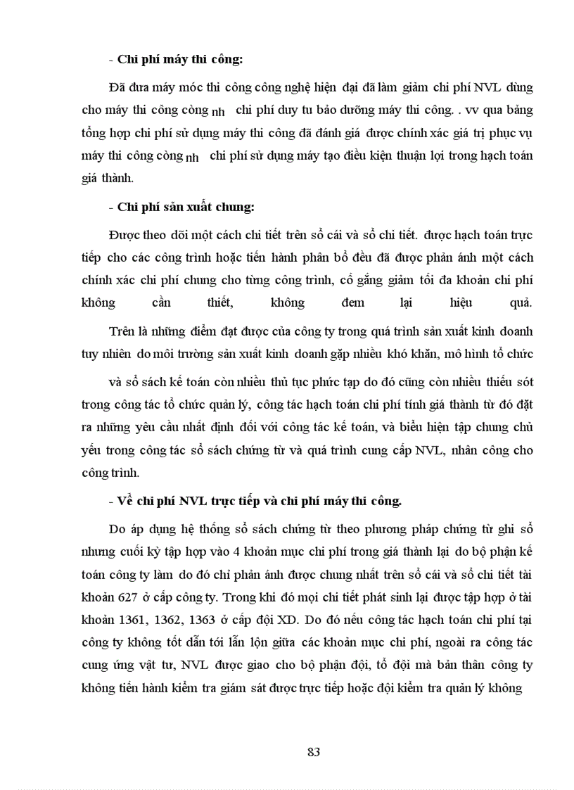 image for page Hướng hoàn thiện công tác tổ chức hạch toán chí phí sản xuất và tính giá thành sản phâm xây lắp ở Công ty xây dựng 492