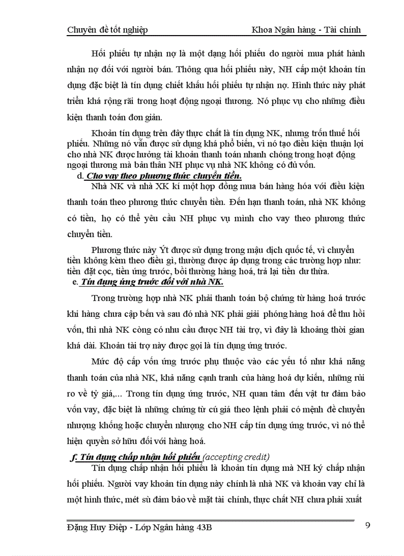 image for page Một số giải pháp nhằm mở rộng hoạt động tín dụng tài trợ xuất nhập khẩu tại ngân hàng TMCP XNK Việt Nam chi nhánh Hà Nội